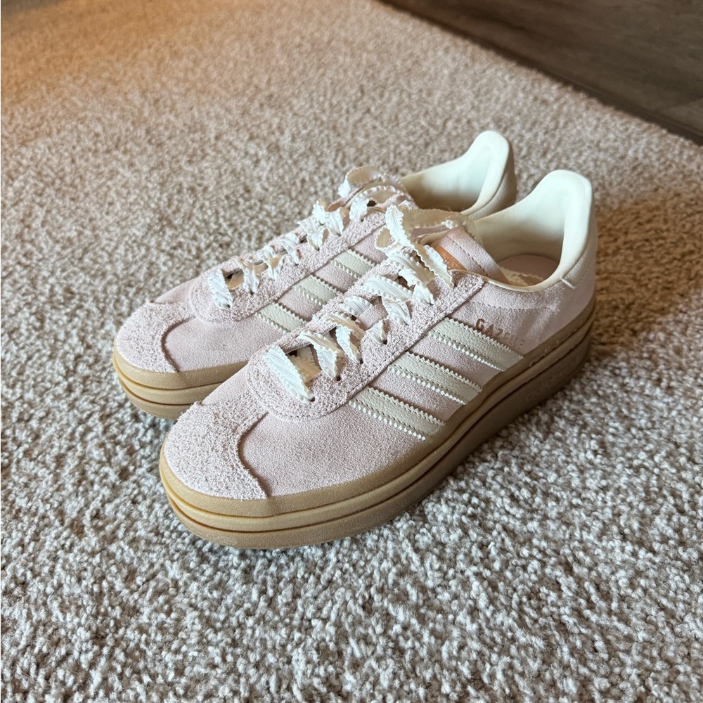 Adidas Gazelle Bold Sneakers in Light Pink